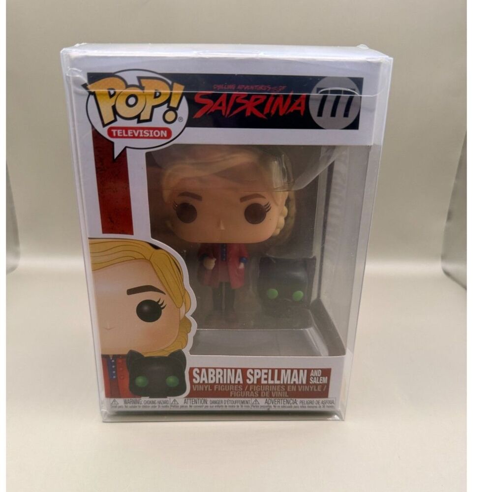 Funko Pop! Sabrina Spellman & Salem #777 Chilling Adventures Vaulted w Protector